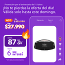 Parlante Bluetooth JBL Boombox 3 - 24hs Batería, Negro